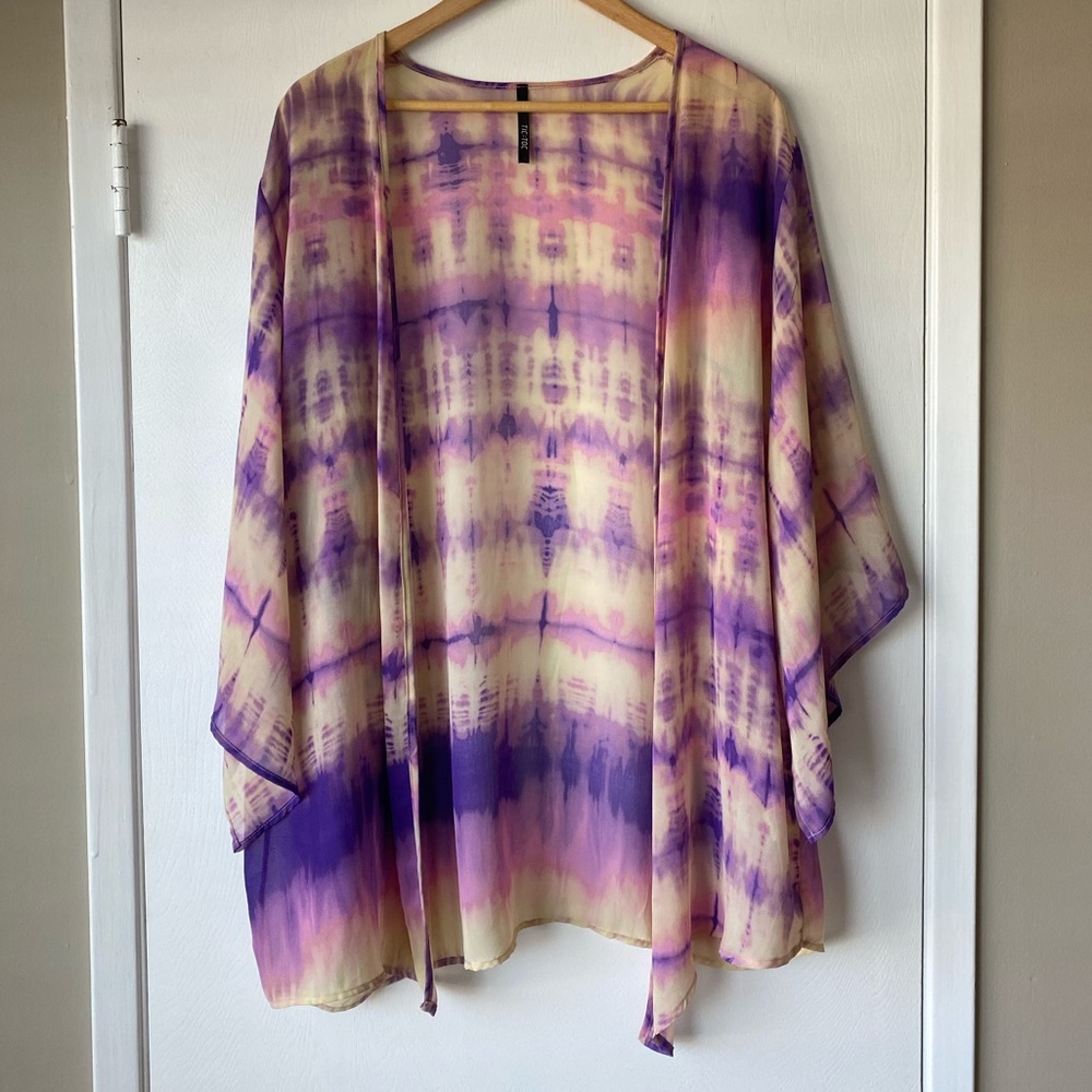 Tie Dye Kimono Cover Up